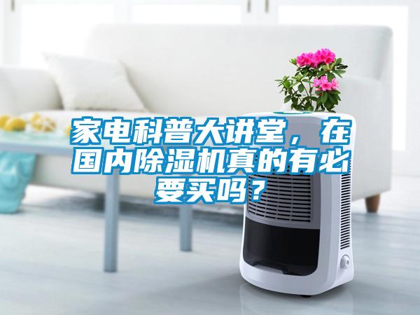 家電科普大講堂，在國內(nèi)除濕機真的有必要買嗎？