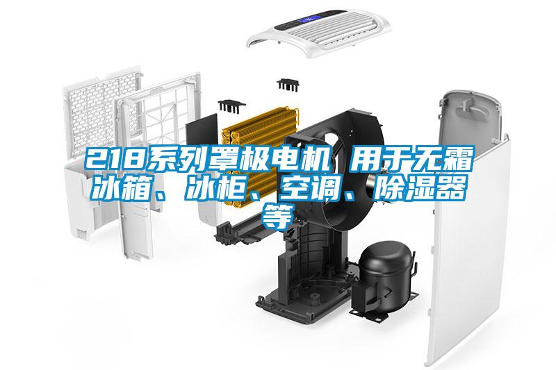 218系列罩極電機 用于無霜冰箱、冰柜、空調、除濕器等