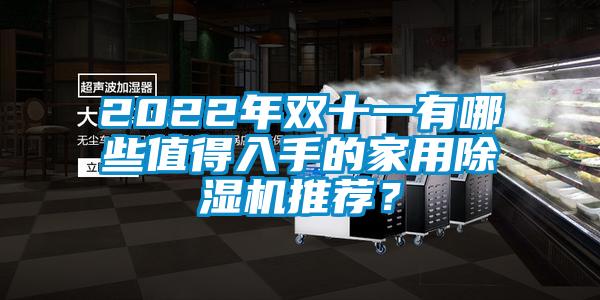 2022年雙十一有哪些值得入手的家用除濕機(jī)推薦？