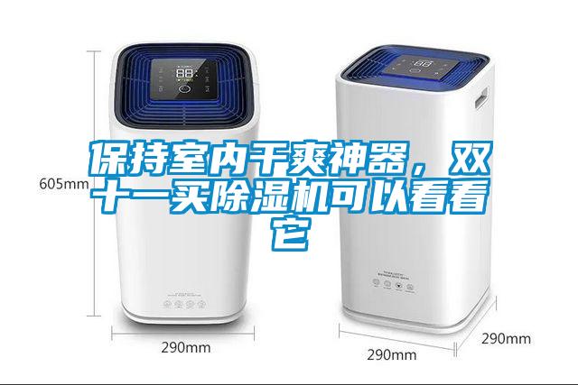 保持室內(nèi)干爽神器，雙十一買除濕機(jī)可以看看它