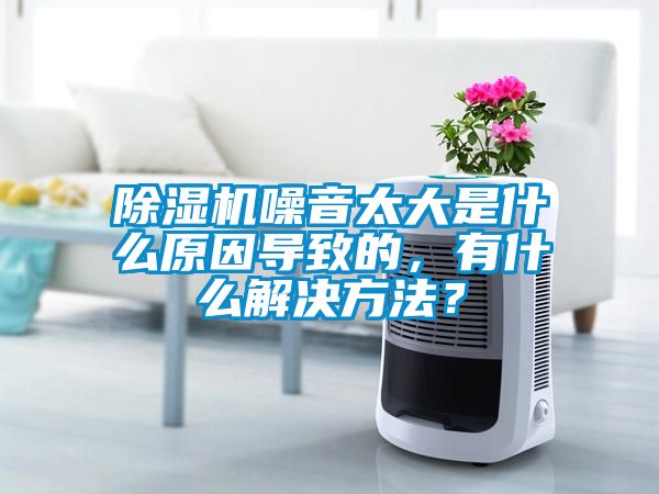 除濕機噪音太大是什么原因?qū)е碌模惺裁唇鉀Q方法？